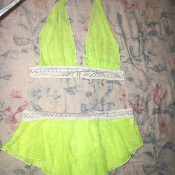 Neon green rave outfit - Picture 2 of 4